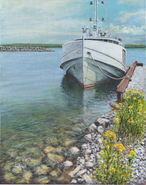 Cliff Jewell - Fishing Tug at Meldrum