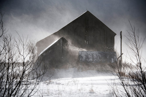 Petra Wall - Barn is Snow Swept