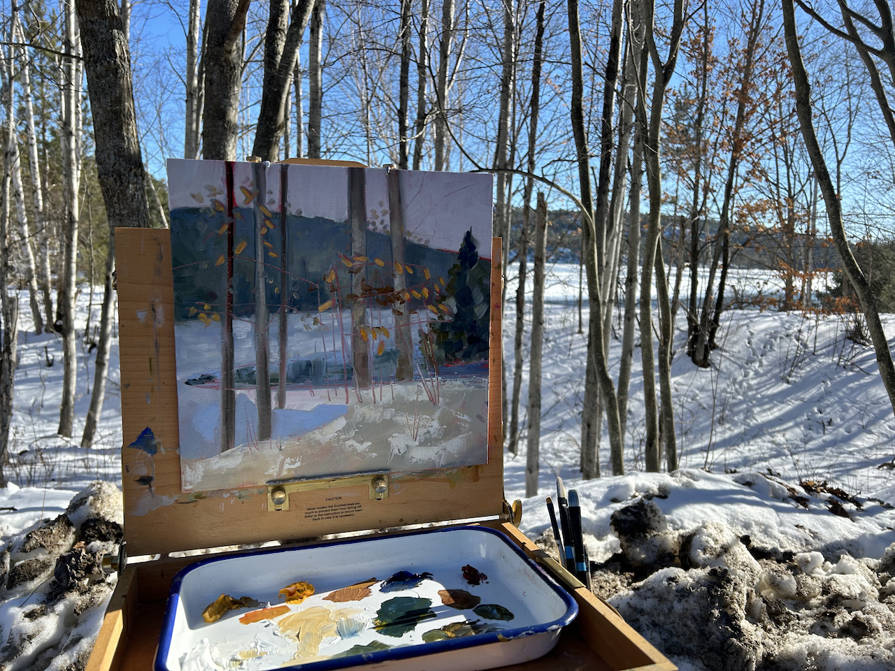 Helen Siksek - Winter Plein Air